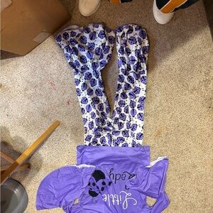 Purple Ladybug Kids One Piece 000543